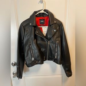 NWT Pull & Bear Vegan Leather Jacket